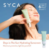 SYCA Hydrating Sunscreen 6 UV Filters SPF 50 PA++++ Days in The Sun