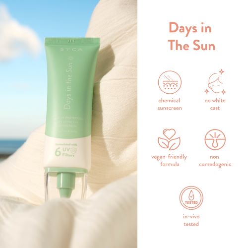 SYCA Hydrating Sunscreen 6 UV Filters SPF 50 PA++++ Days in The Sun
